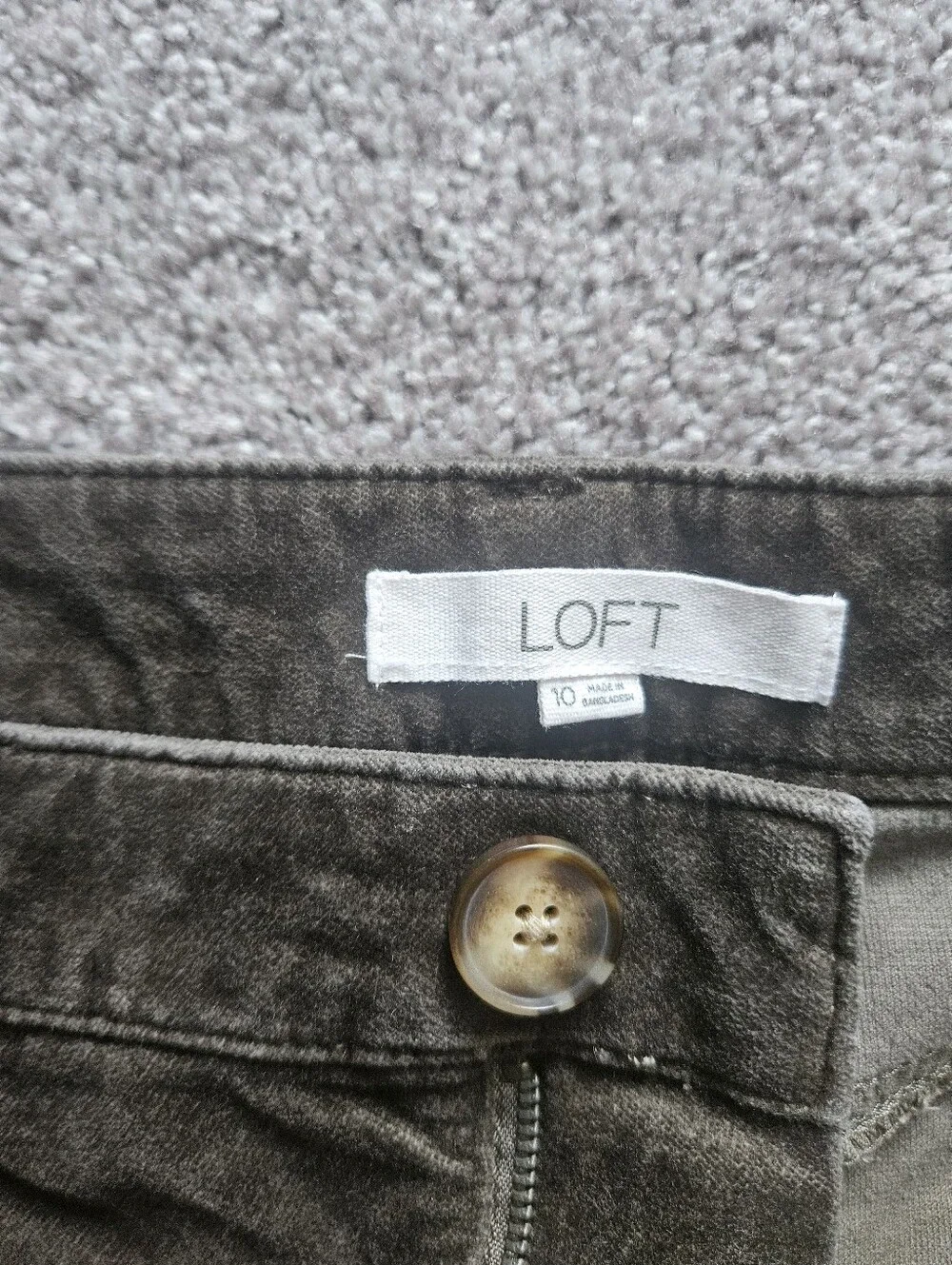 LOFT barrel pants in stretch velvet